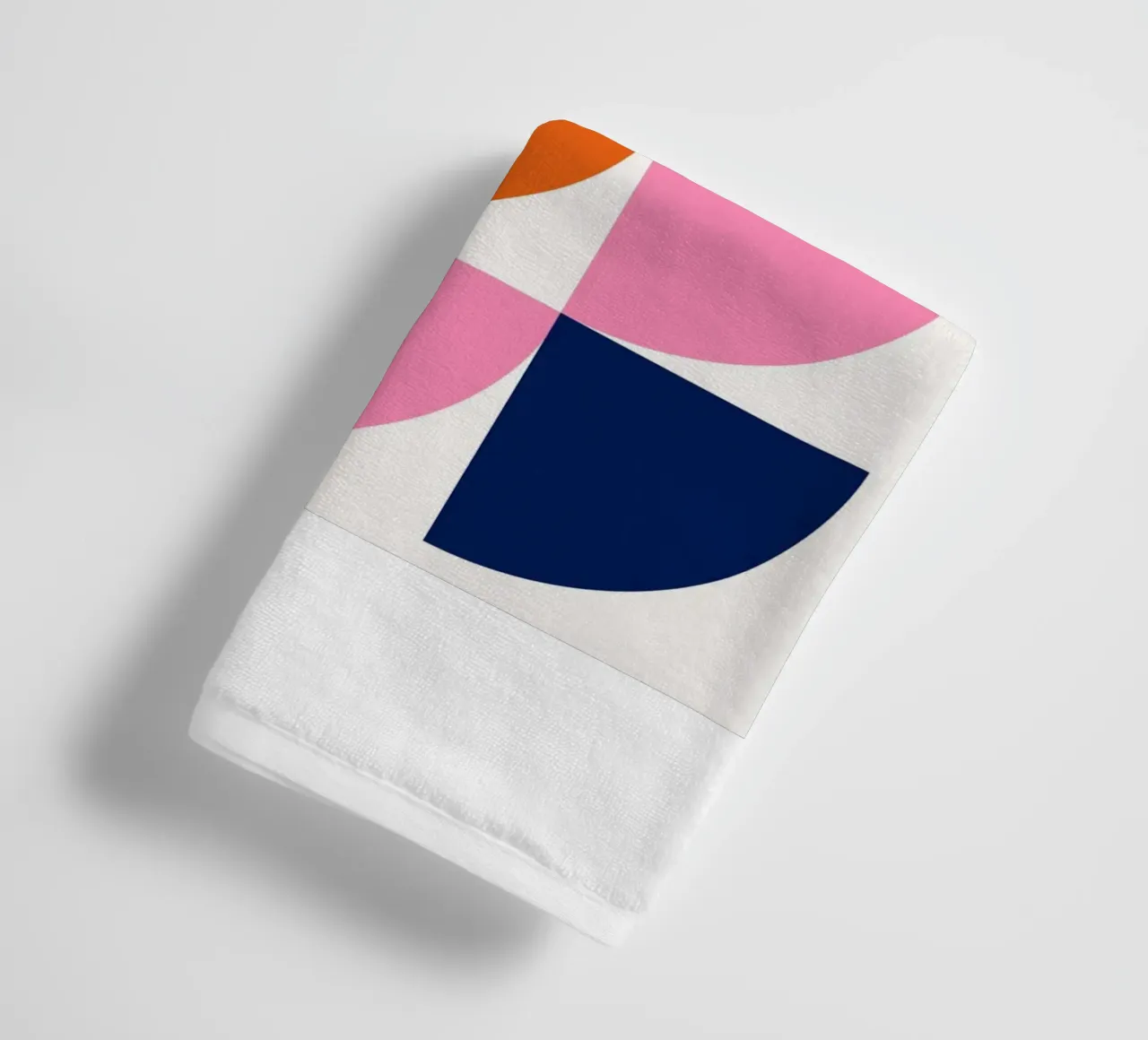Geo Blocks – Modern Color Shapes towel by Cozy Vibes