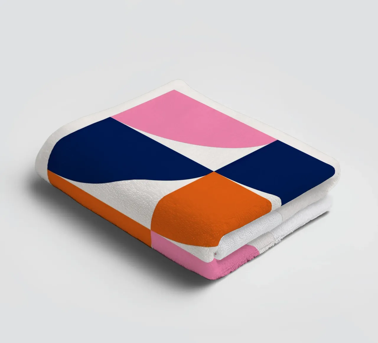 Geo Blocks – Modern Color Shapes towel by Cozy Vibes