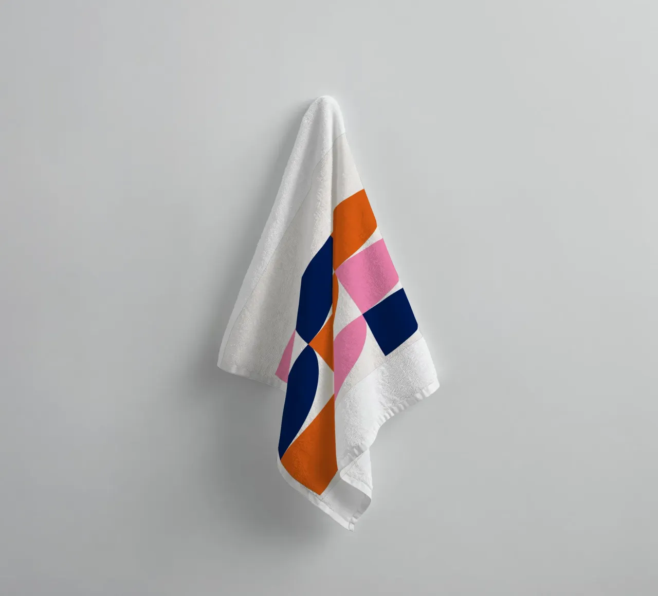 Geo Blocks – Modern Color Shapes towel by Cozy Vibes
