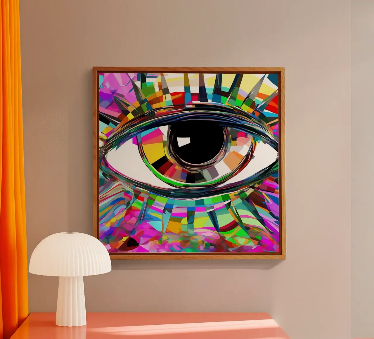 Eye_3 acrylic glass by Farbträume