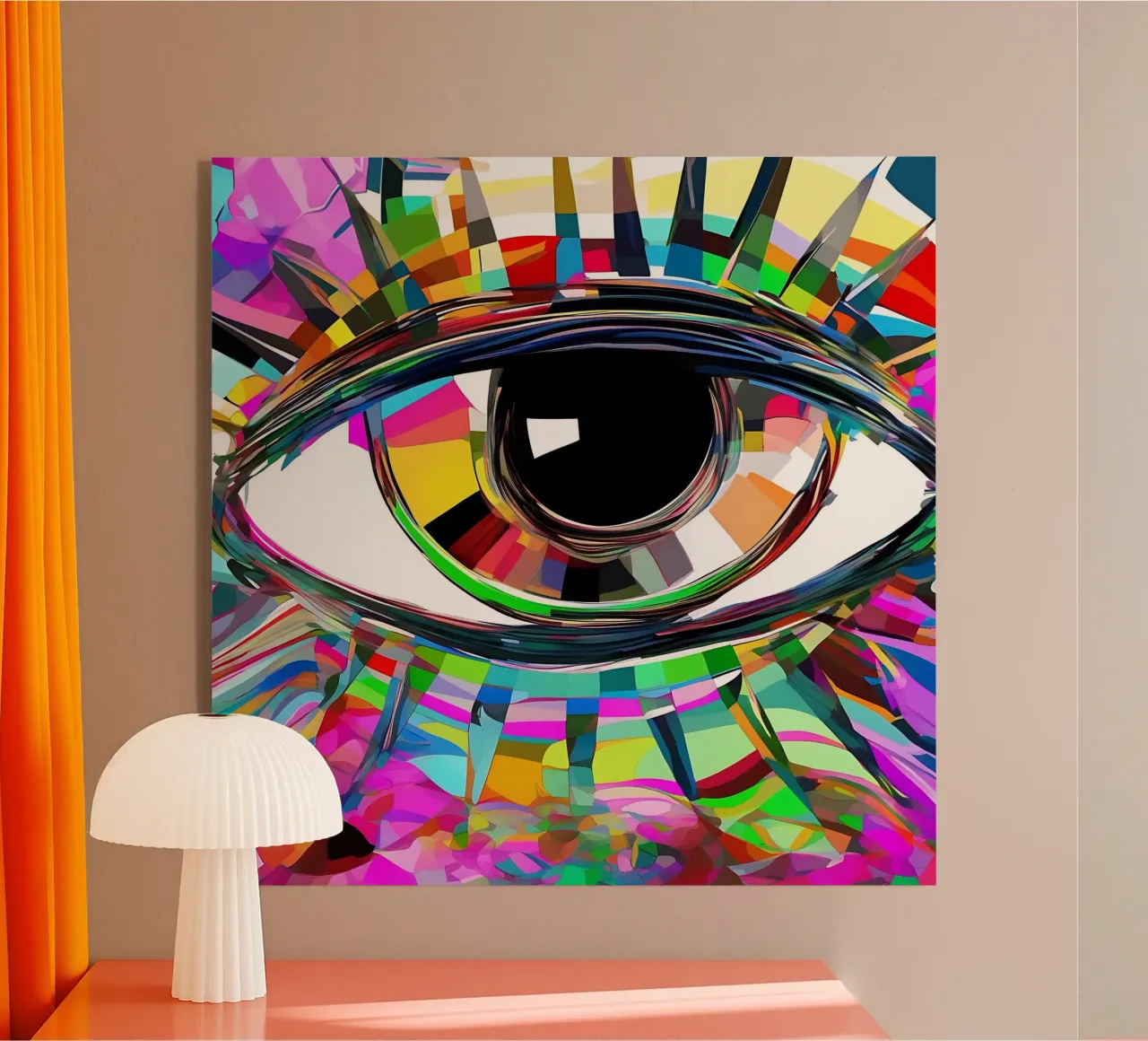Eye_3 acrylic glass by Farbträume