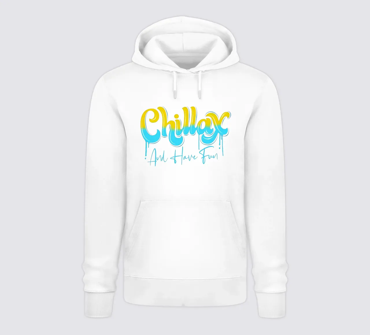 Rilassarsi e rilassarsi. Chillax. Graffiti e Streetstyle. felpa con cappuccio da CalliLetters
