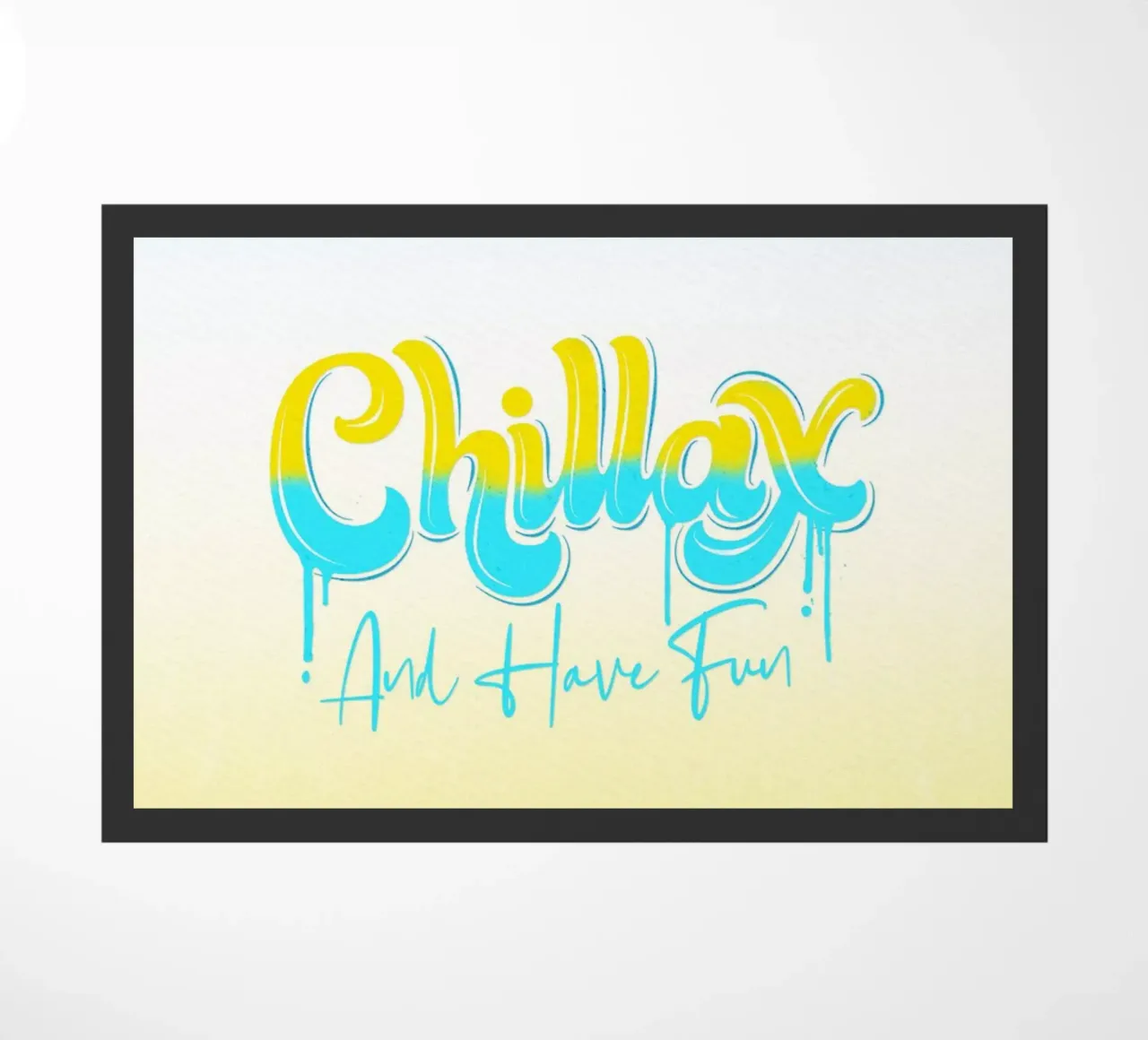 Rilassarsi e rilassarsi. Chillax. Graffiti e Streetstyle. zerbino da CalliLetters