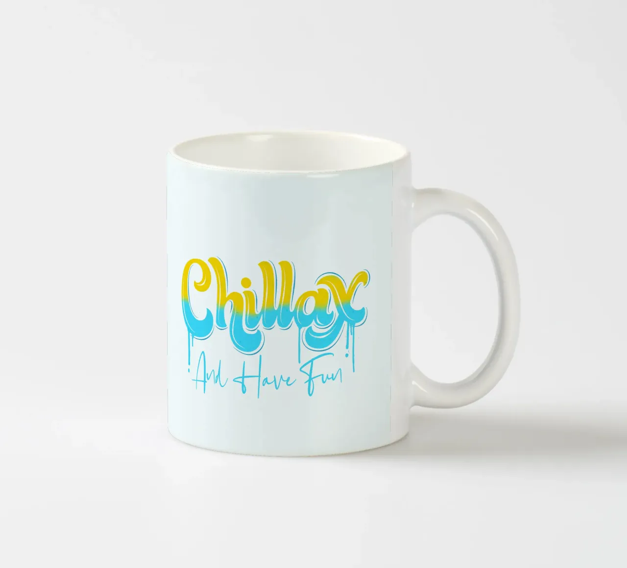 Rilassarsi e rilassarsi. Chillax. Graffiti e Streetstyle. tazza in ceramica da CalliLetters