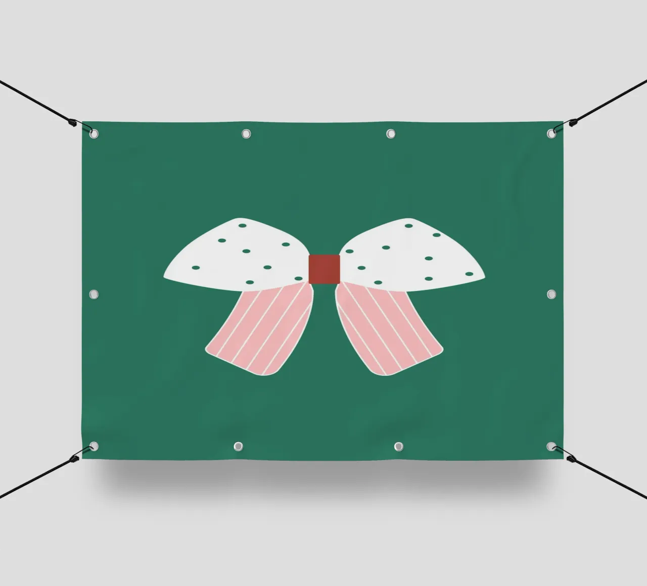 Loop su verde telo in pvc da janamossmann