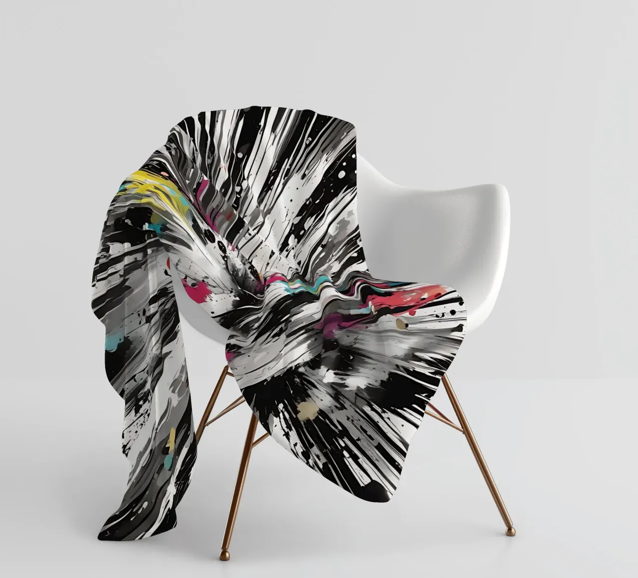 Farbexplosion Fleecedecke von Farbträume