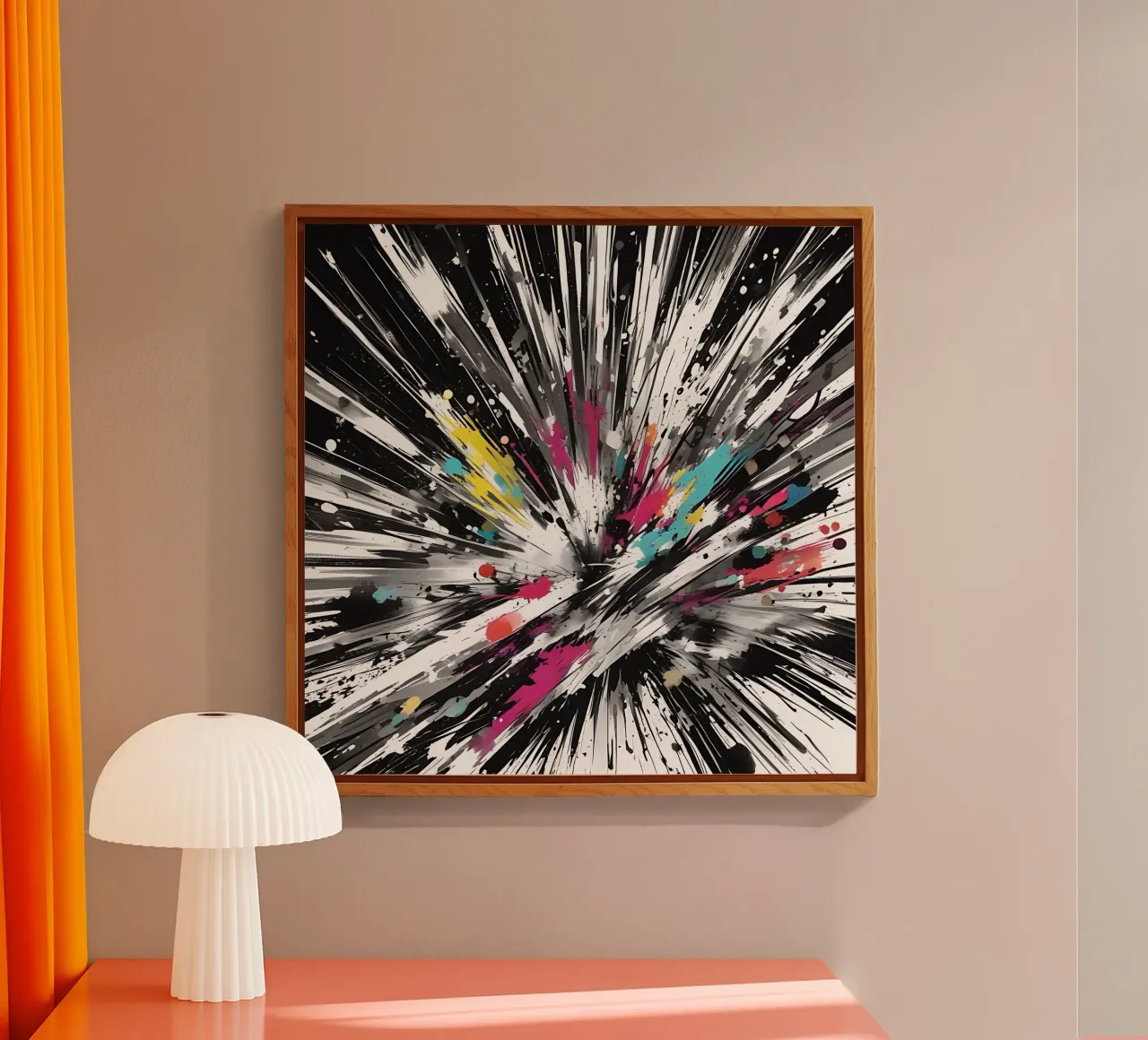 Farbexplosion Acryl-Glas von Farbträume