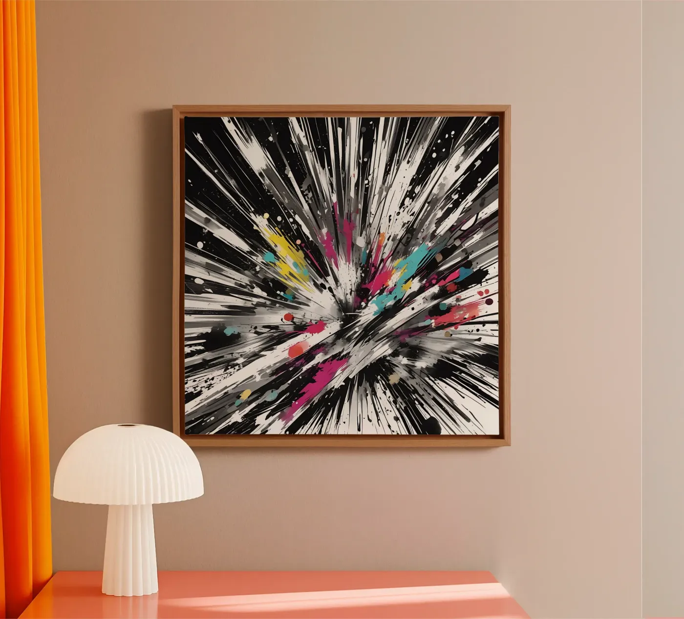 Farbexplosion canvas by Farbträume