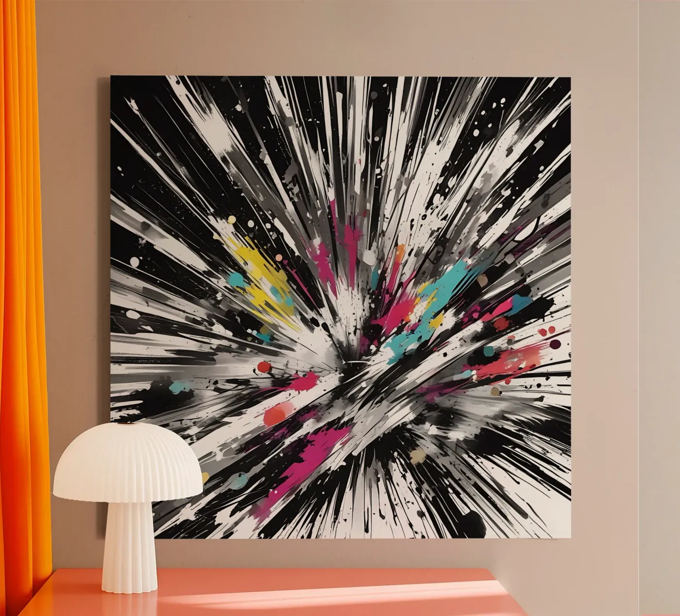 Farbexplosion canvas by Farbträume