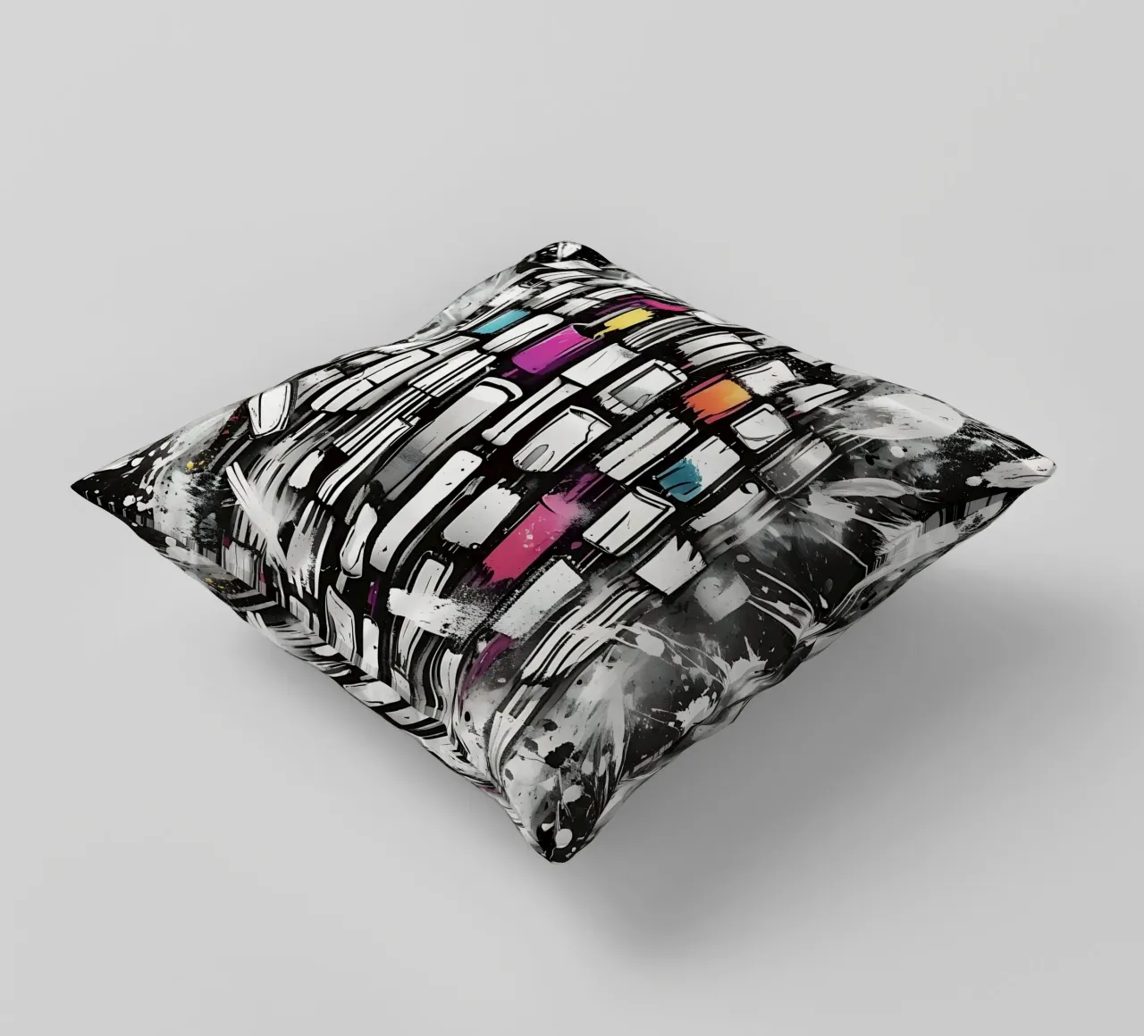 Traffico automobilistico, in piedi in un ingorgo cuscino da Farbträume