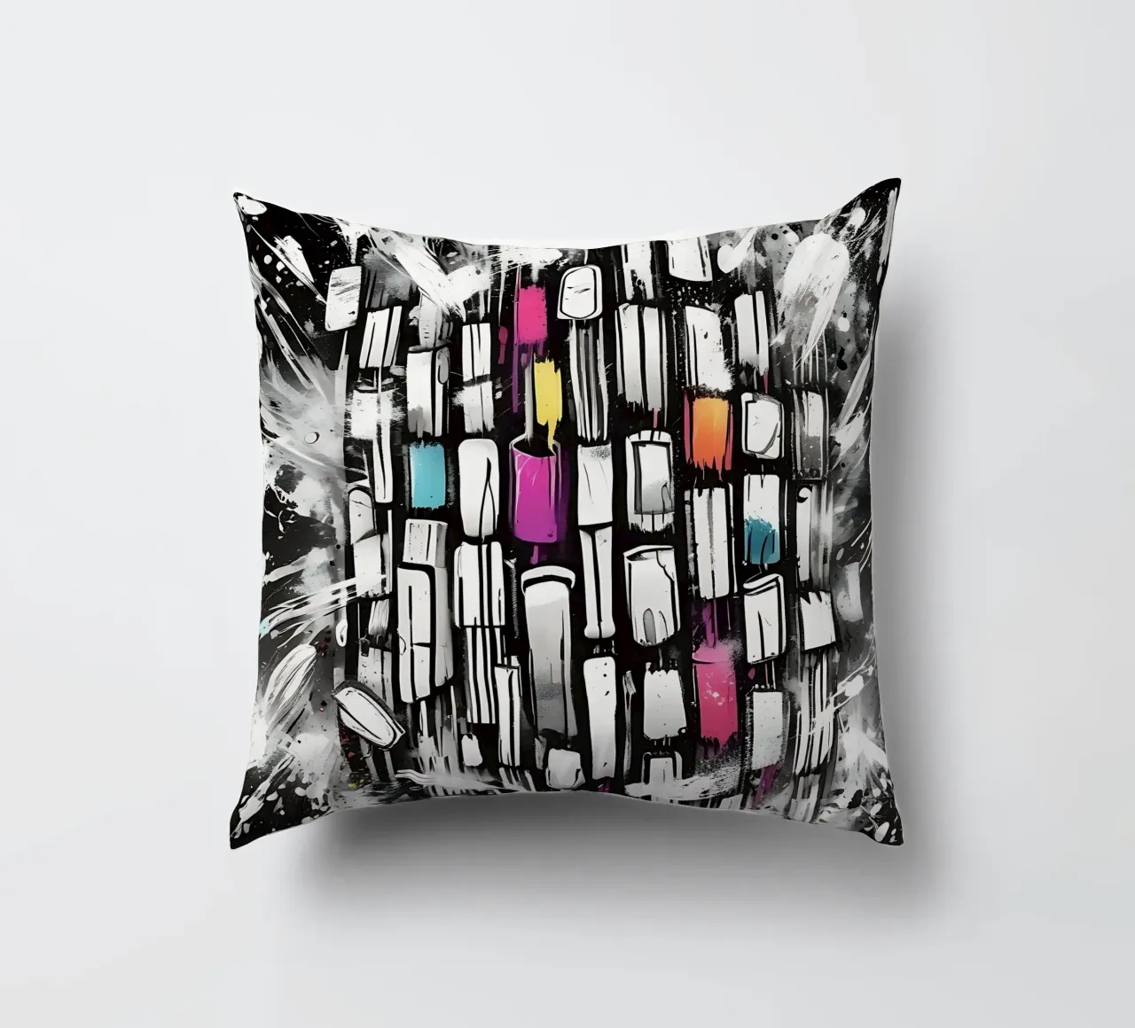 Traffico automobilistico, in piedi in un ingorgo cuscino da Farbträume