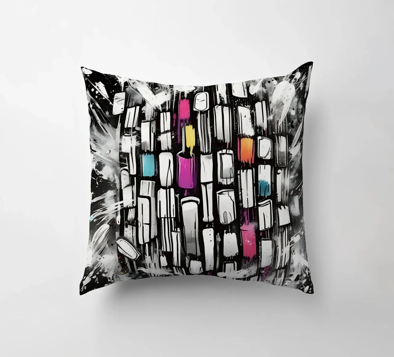 Traffico automobilistico, in piedi in un ingorgo cuscino da Farbträume