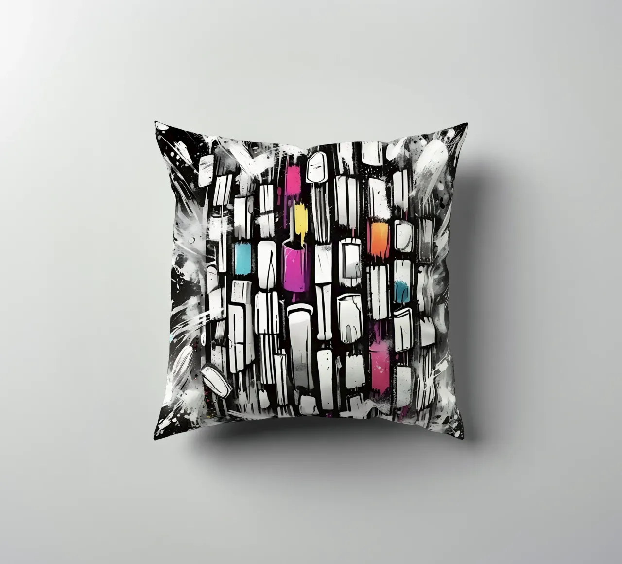 Traffico automobilistico, in piedi in un ingorgo cuscino da Farbträume