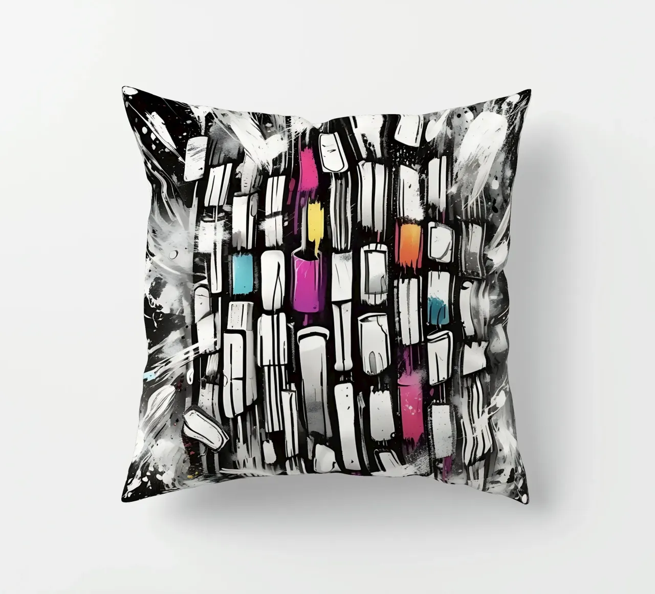 Traffico automobilistico, in piedi in un ingorgo cuscino da Farbträume