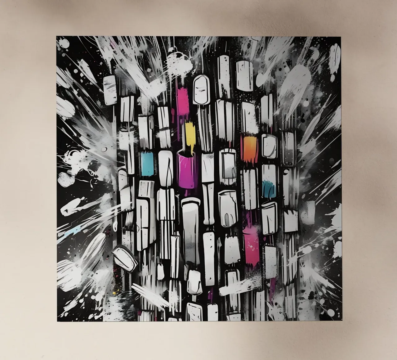 Traffico automobilistico, in piedi in un ingorgo pellicola backlit da Farbträume