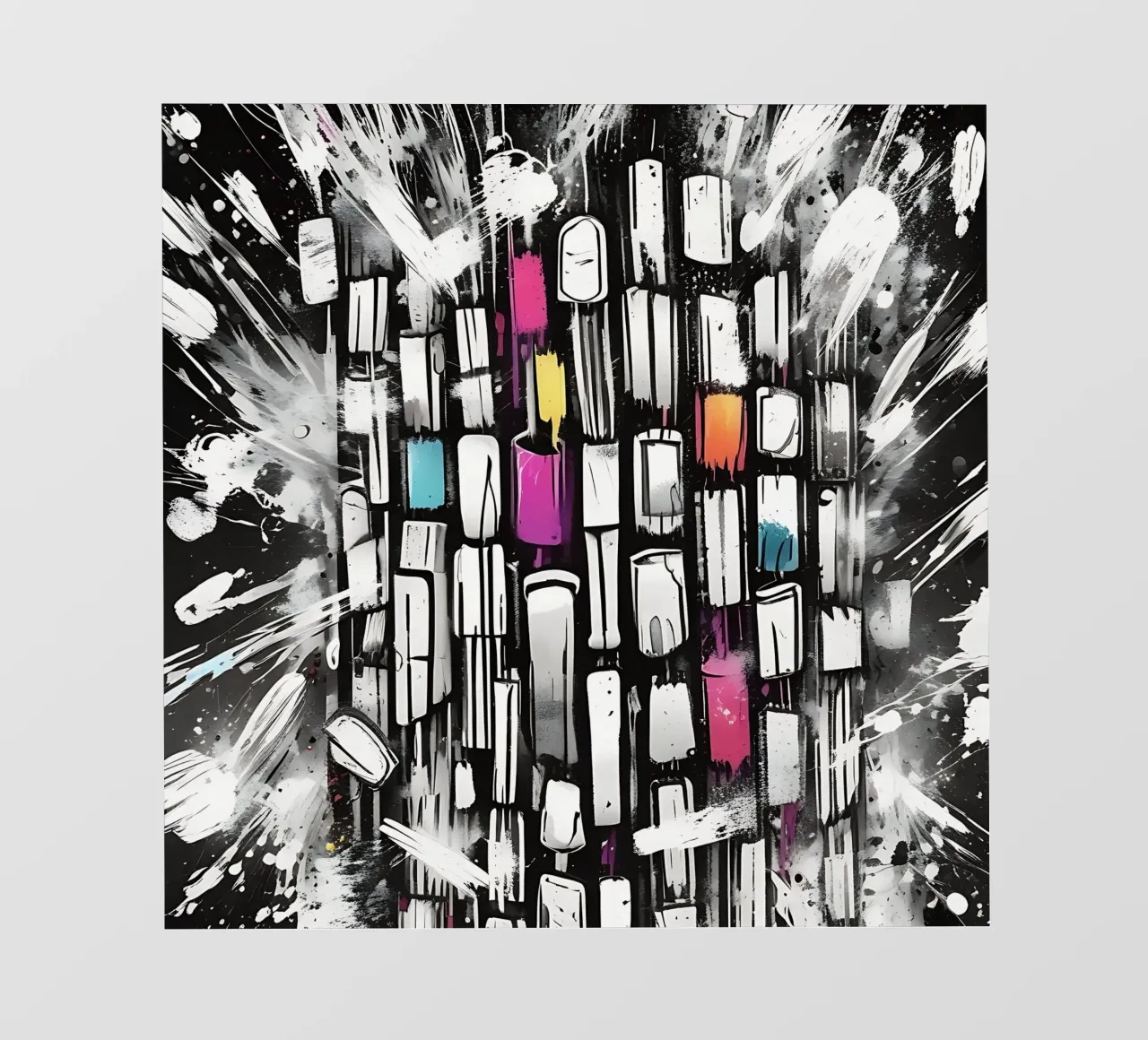 Traffico automobilistico, in piedi in un ingorgo pellicola backlit da Farbträume