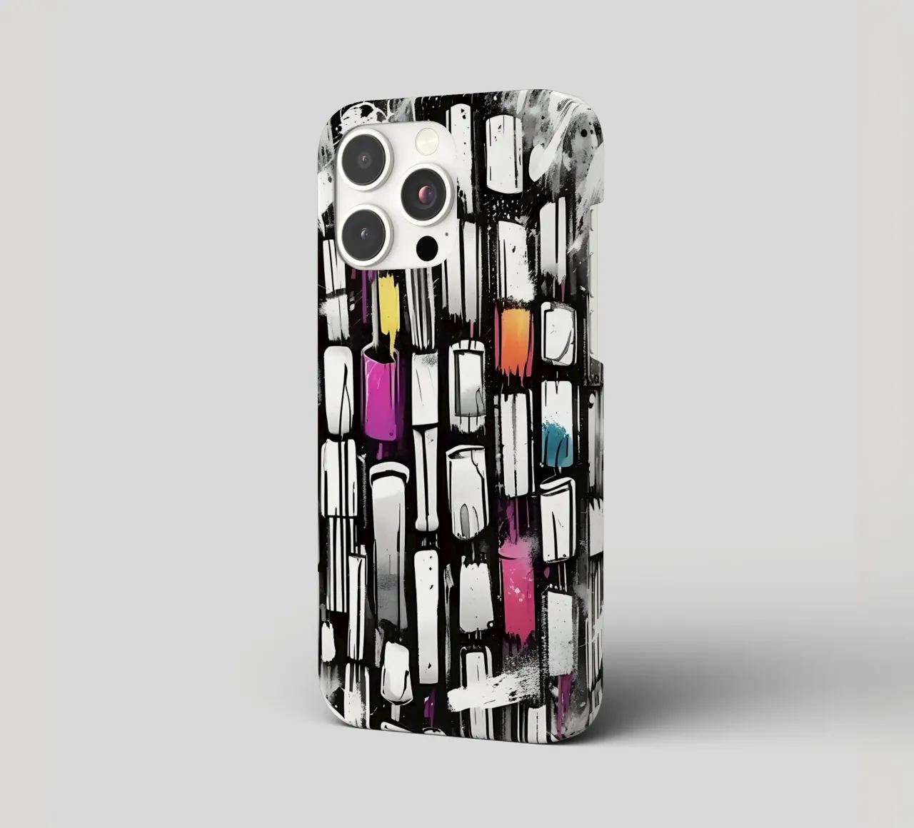 Traffico automobilistico, in piedi in un ingorgo cover iphone da Farbträume