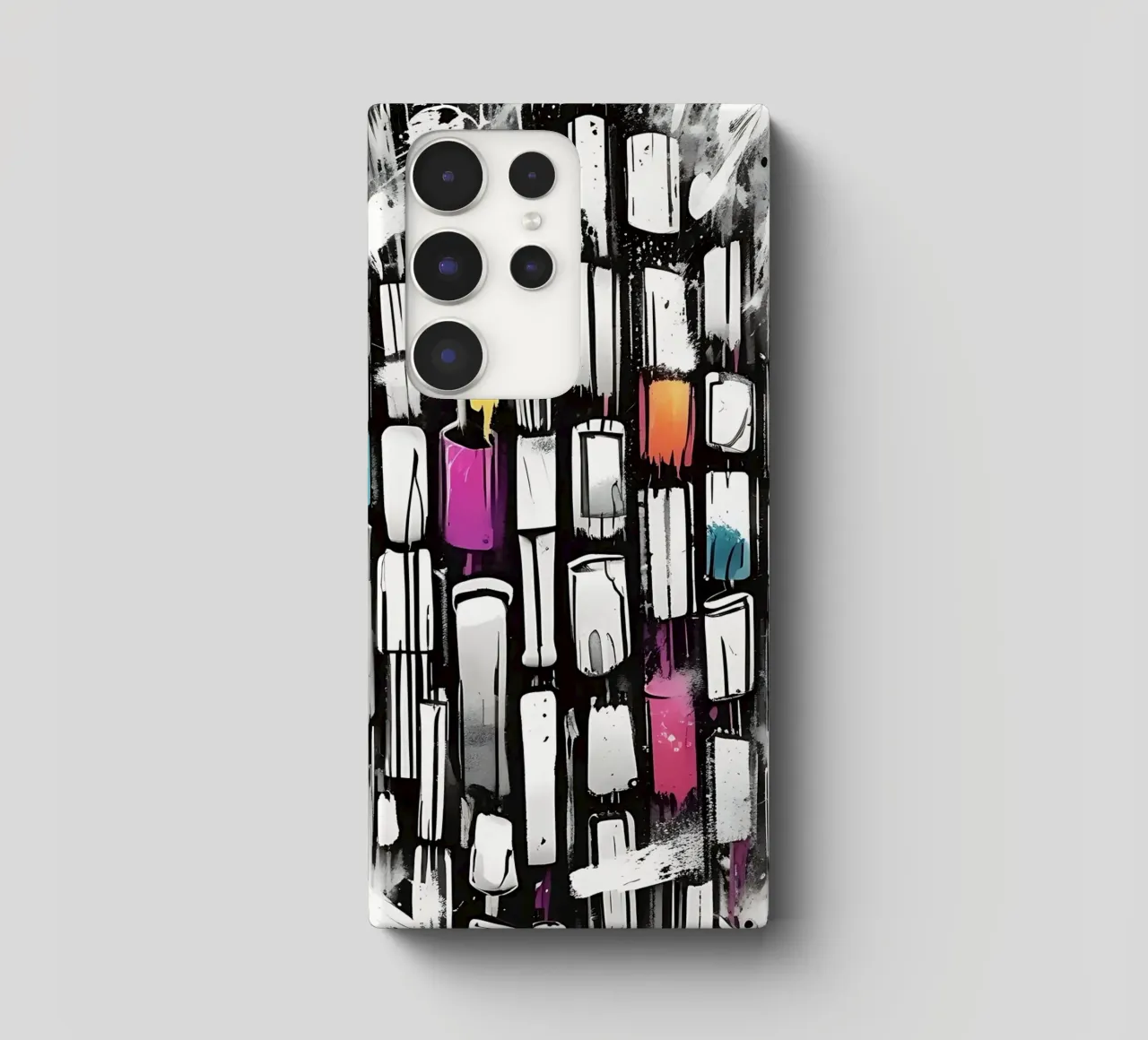 Traffico automobilistico, in piedi in un ingorgo cover samsung da Farbträume