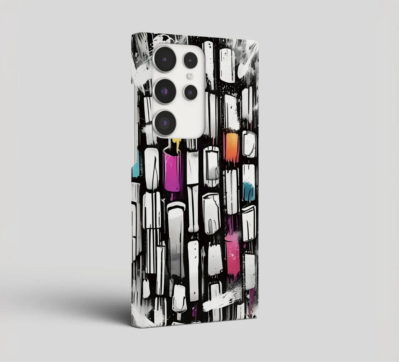 Traffico automobilistico, in piedi in un ingorgo cover samsung da Farbträume