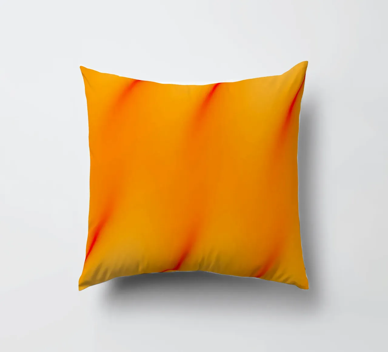 Red and orange abstract waves cuscino da Marleona
