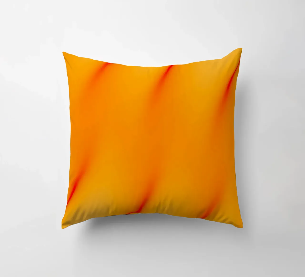 Red and orange abstract waves cuscino da Marleona