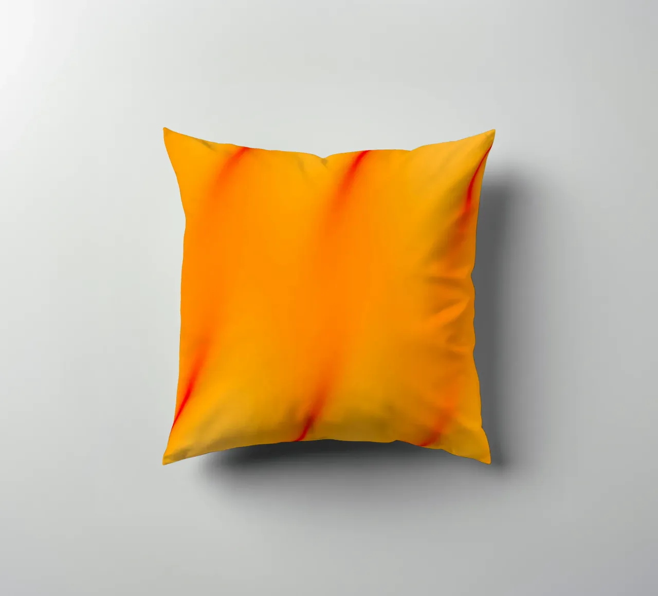 Red and orange abstract waves cuscino da Marleona