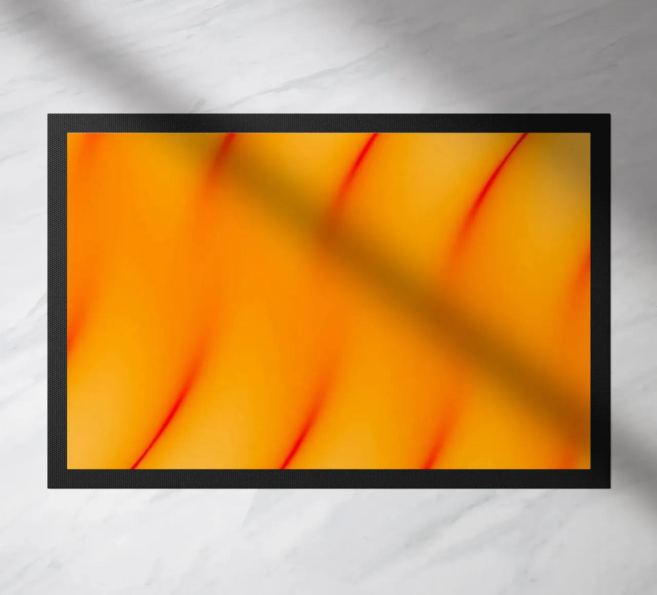 Red and orange abstract waves zerbino da Marleona