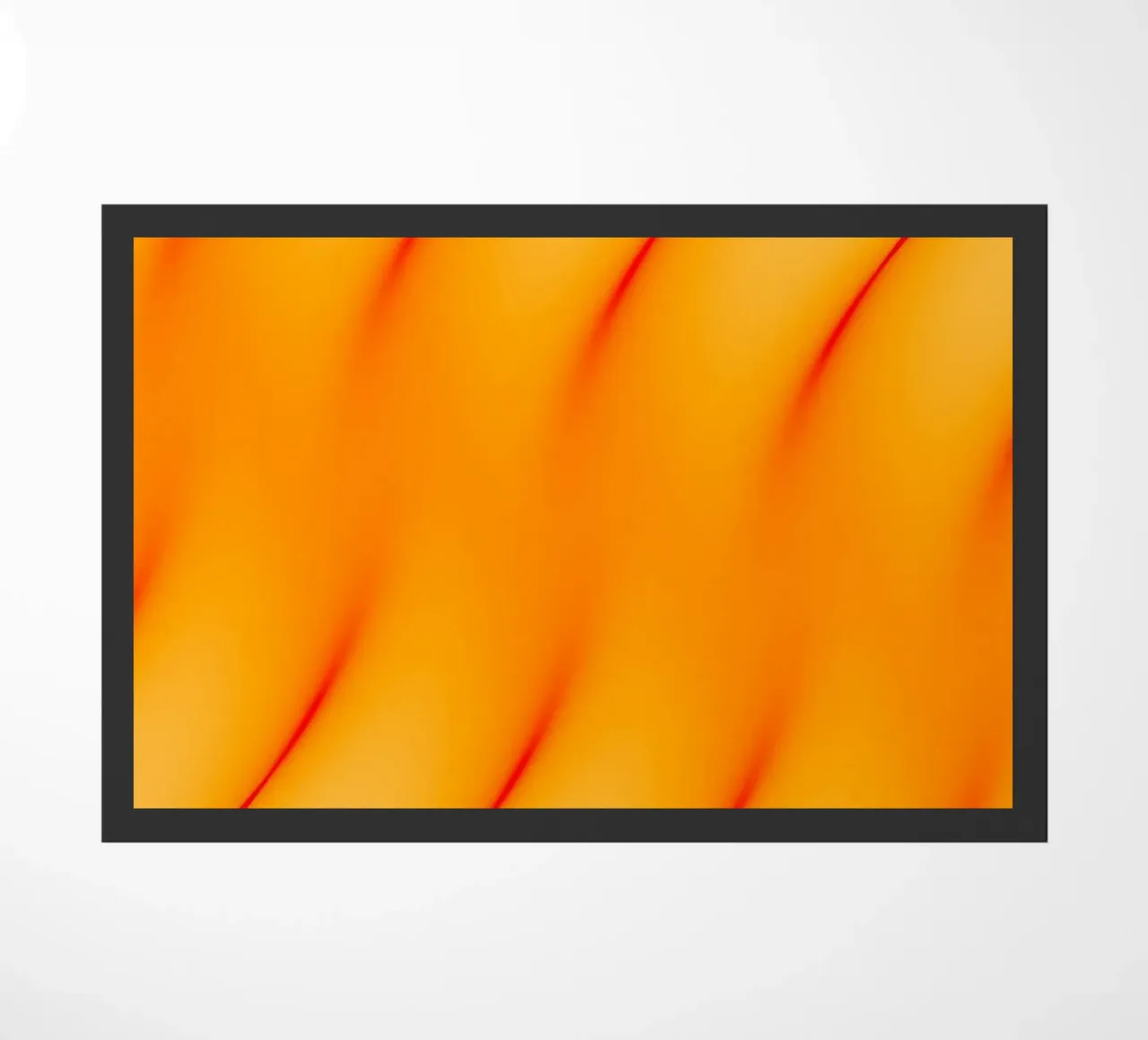 Red and orange abstract waves zerbino da Marleona