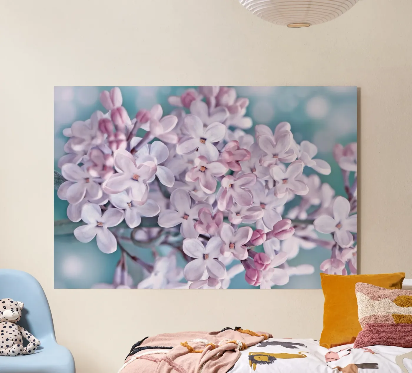 Lila acryl van Atteloi