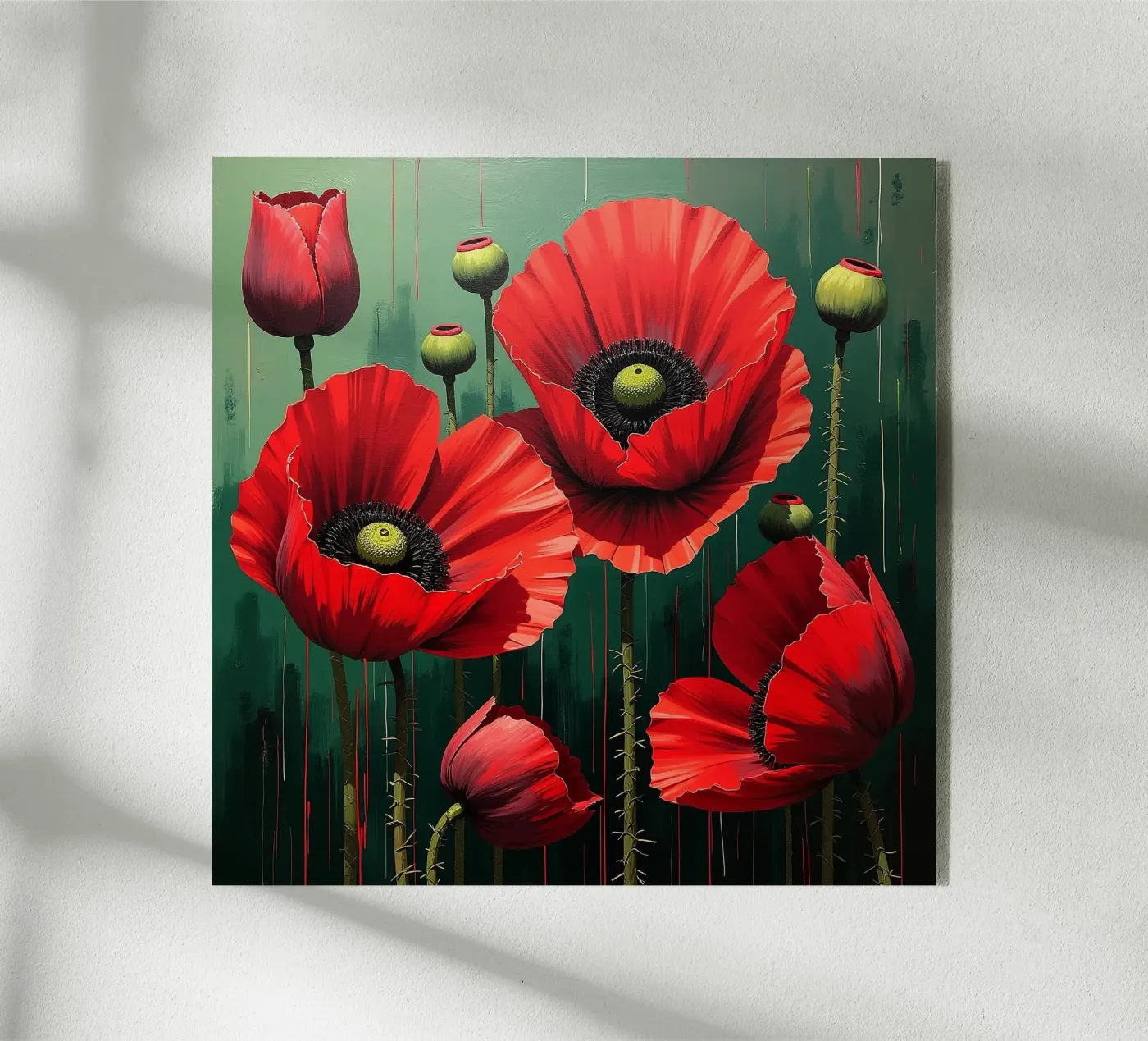 Coquelicots plexiglas de Farbträume