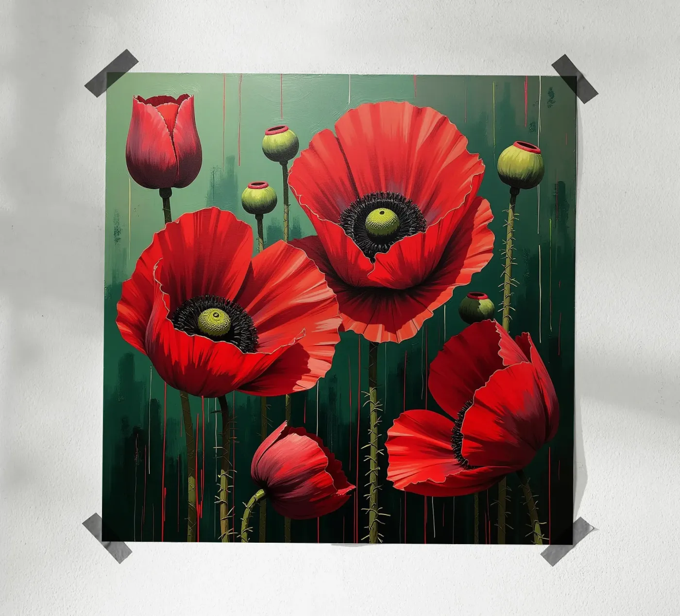 Poppies poster van Farbträume