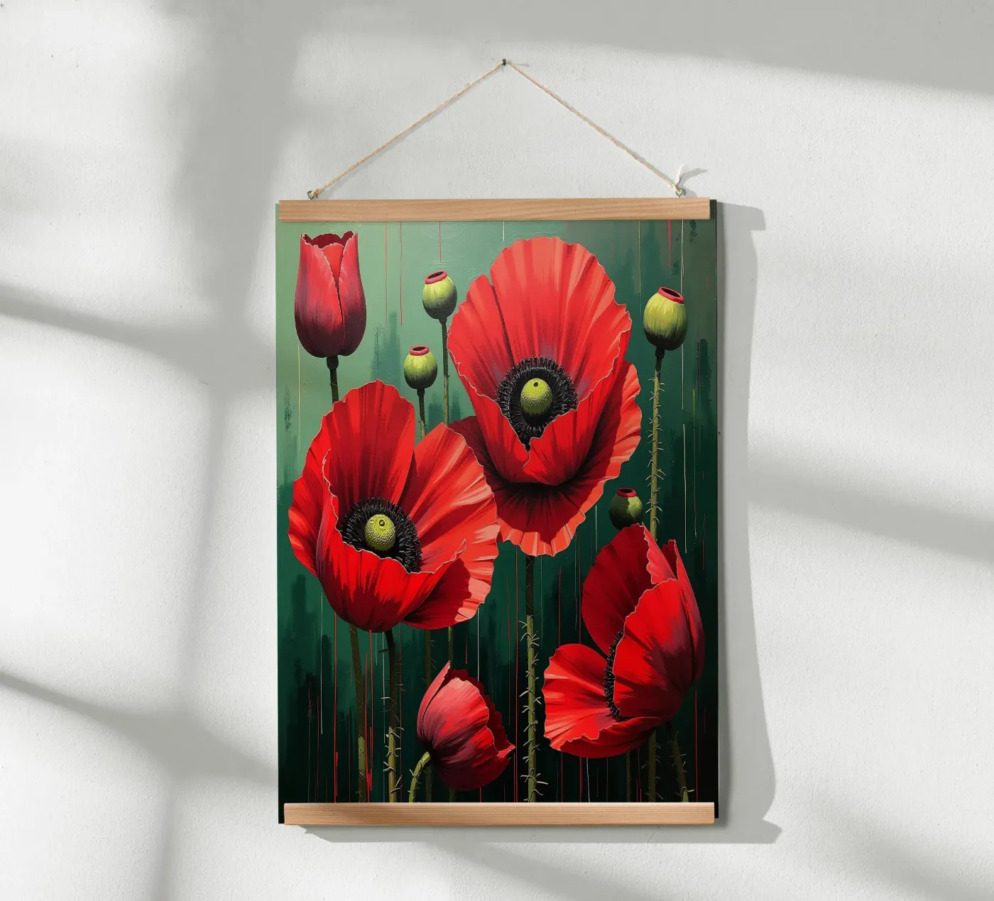 Poppies poster van Farbträume