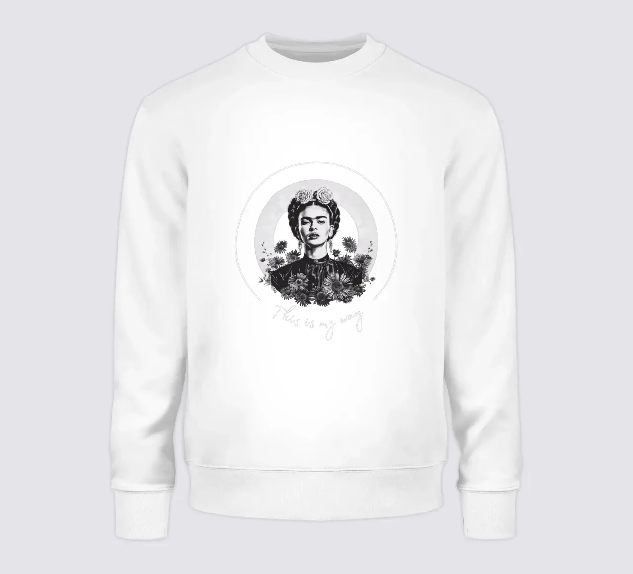 Frida Kahlo "My Way" felpa da Fantasias Florales