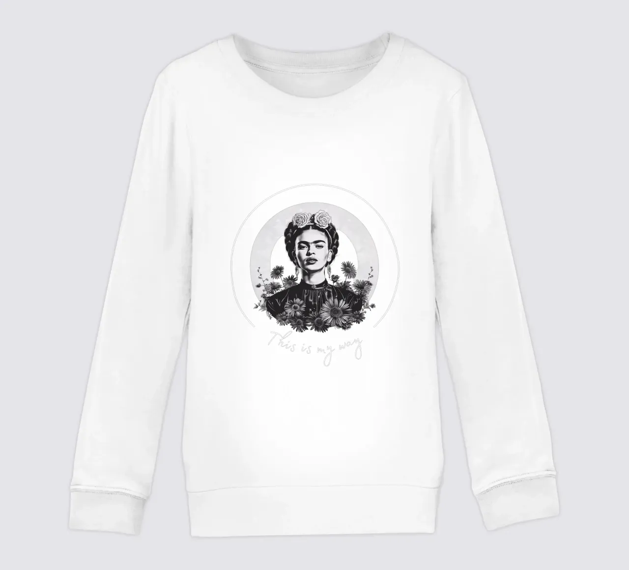 Frida Kahlo "My Way" felpa bambino da Fantasias Florales