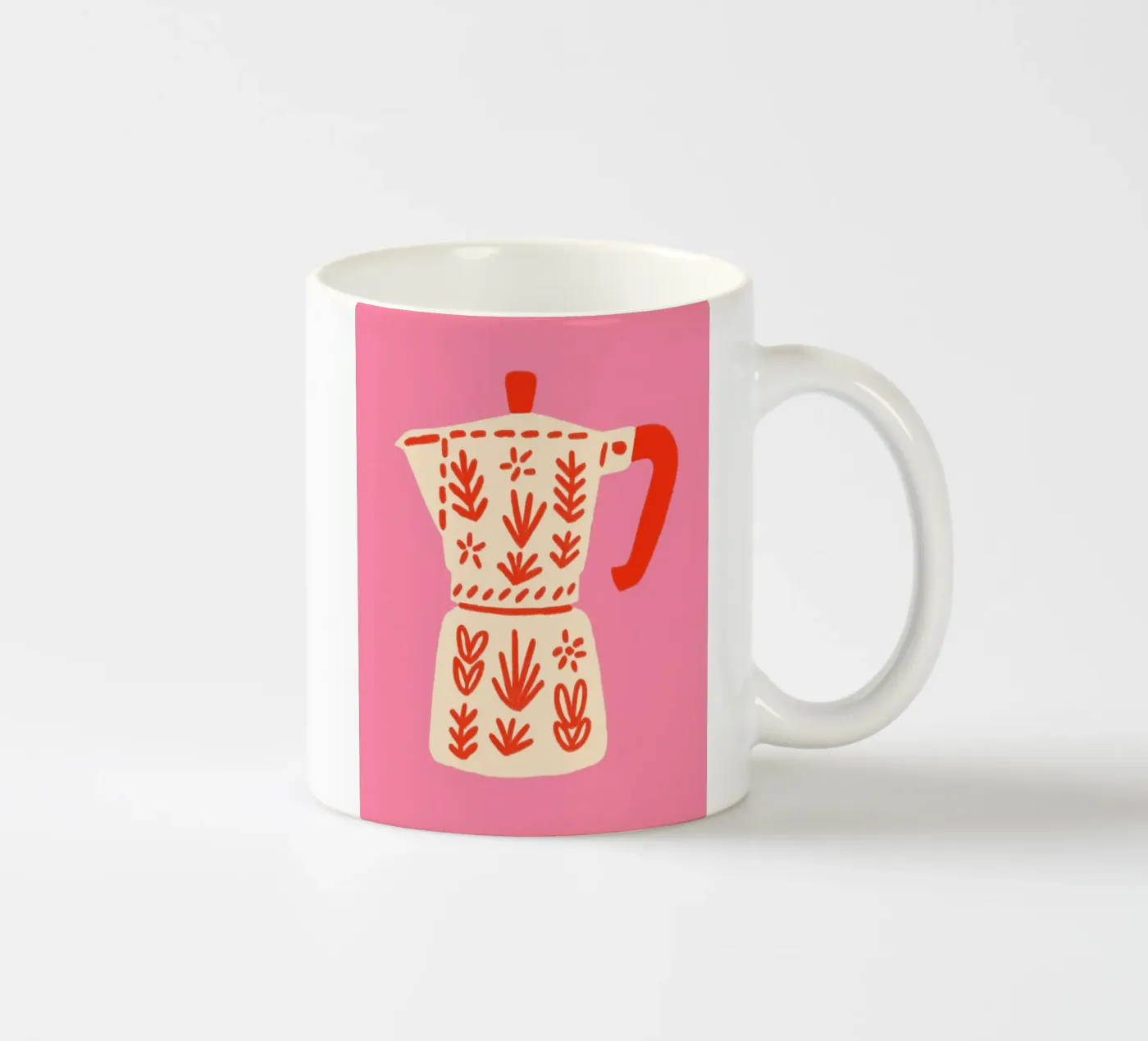 Espresso in pattern magic ceramic mug by Carina Pop & Pastell