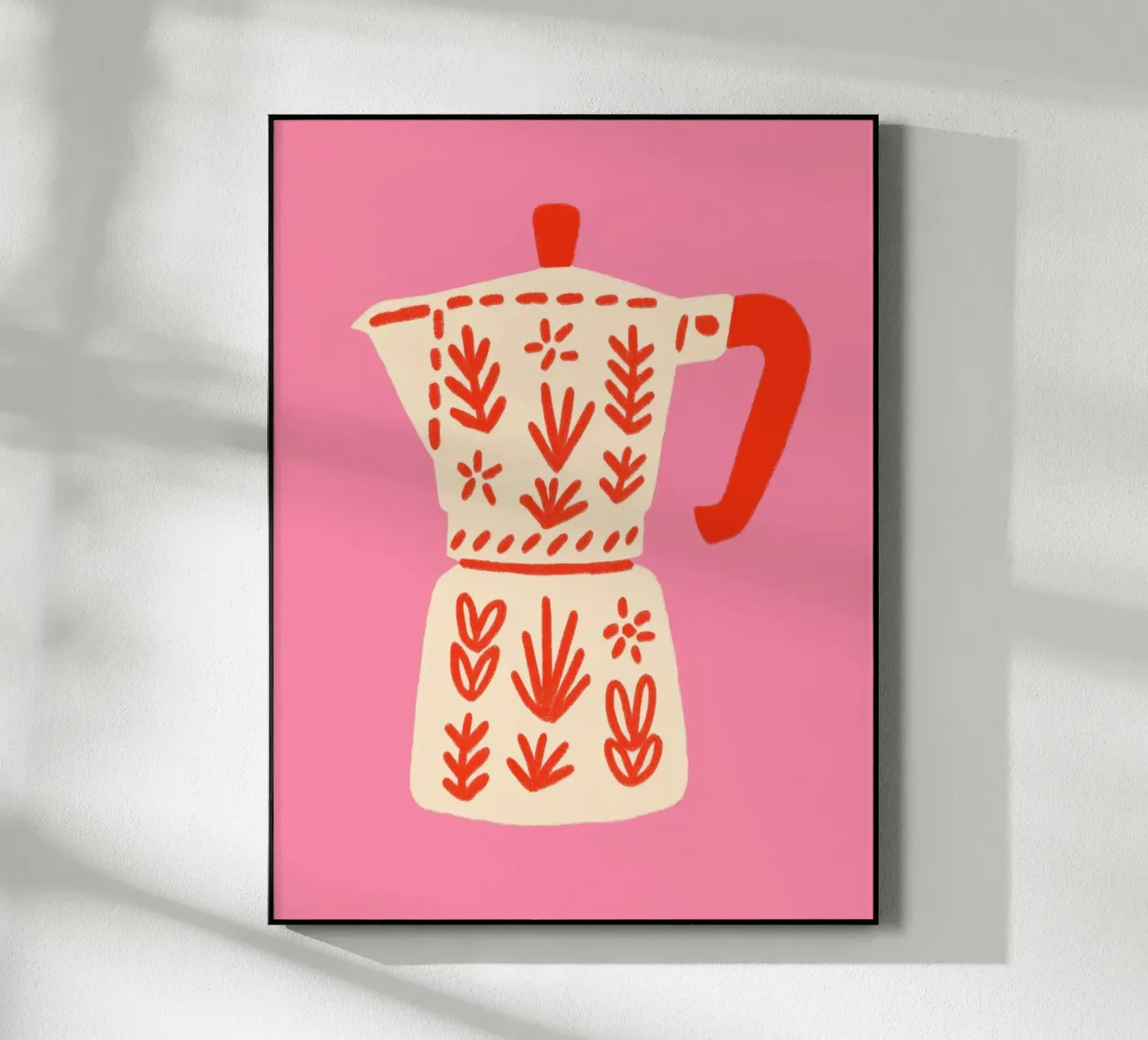 Espresso in pattern magic plexiglass da Carina Pop & Pastell