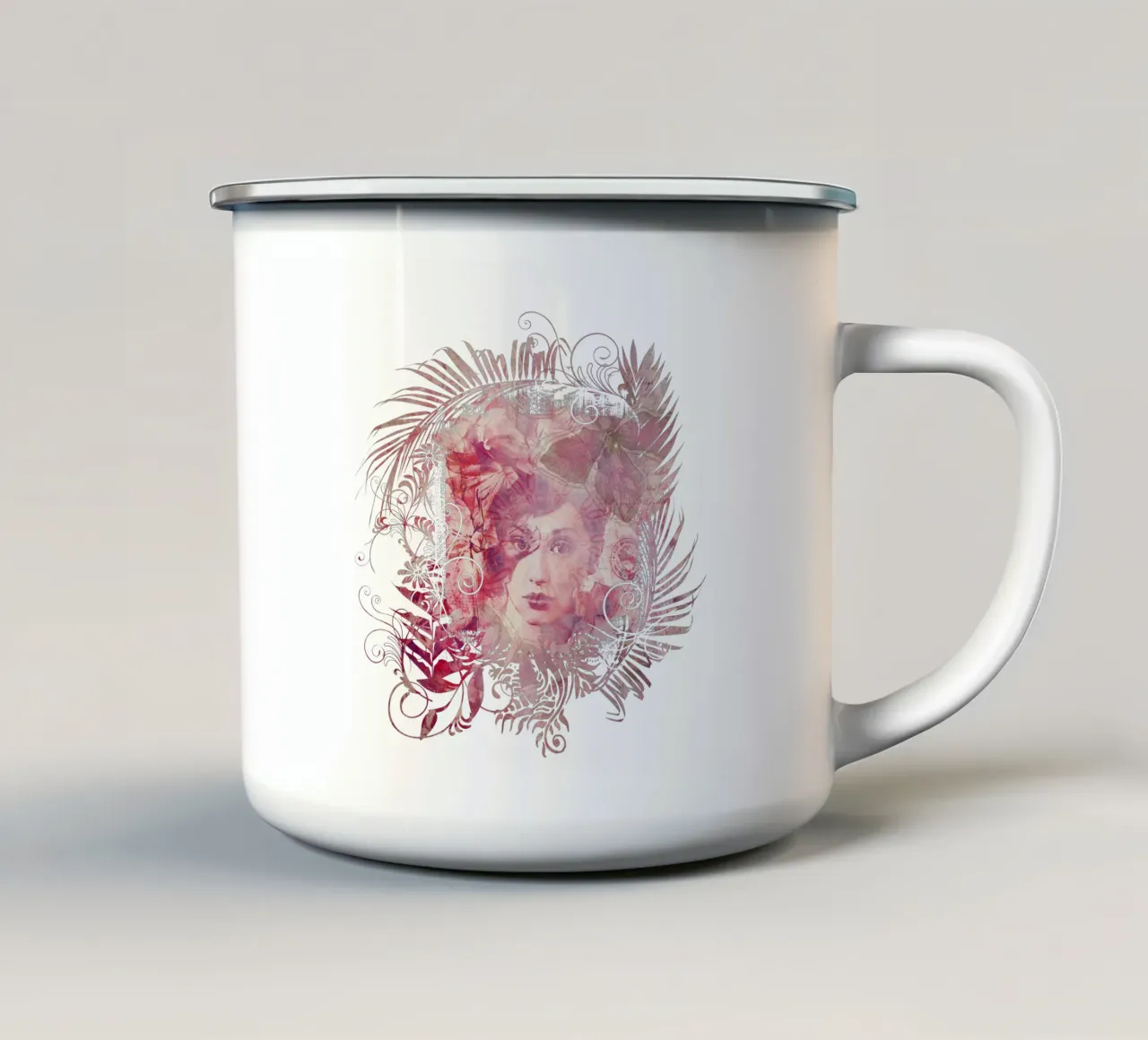 Bellezza nostalgica tazza in smalto da Andrea Haase Vintage World