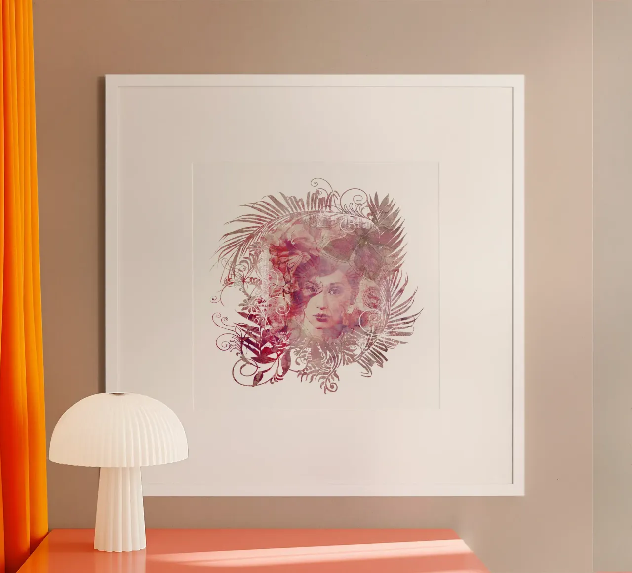 Bellezza nostalgica poster con telaio in plastica da Andrea Haase Vintage World