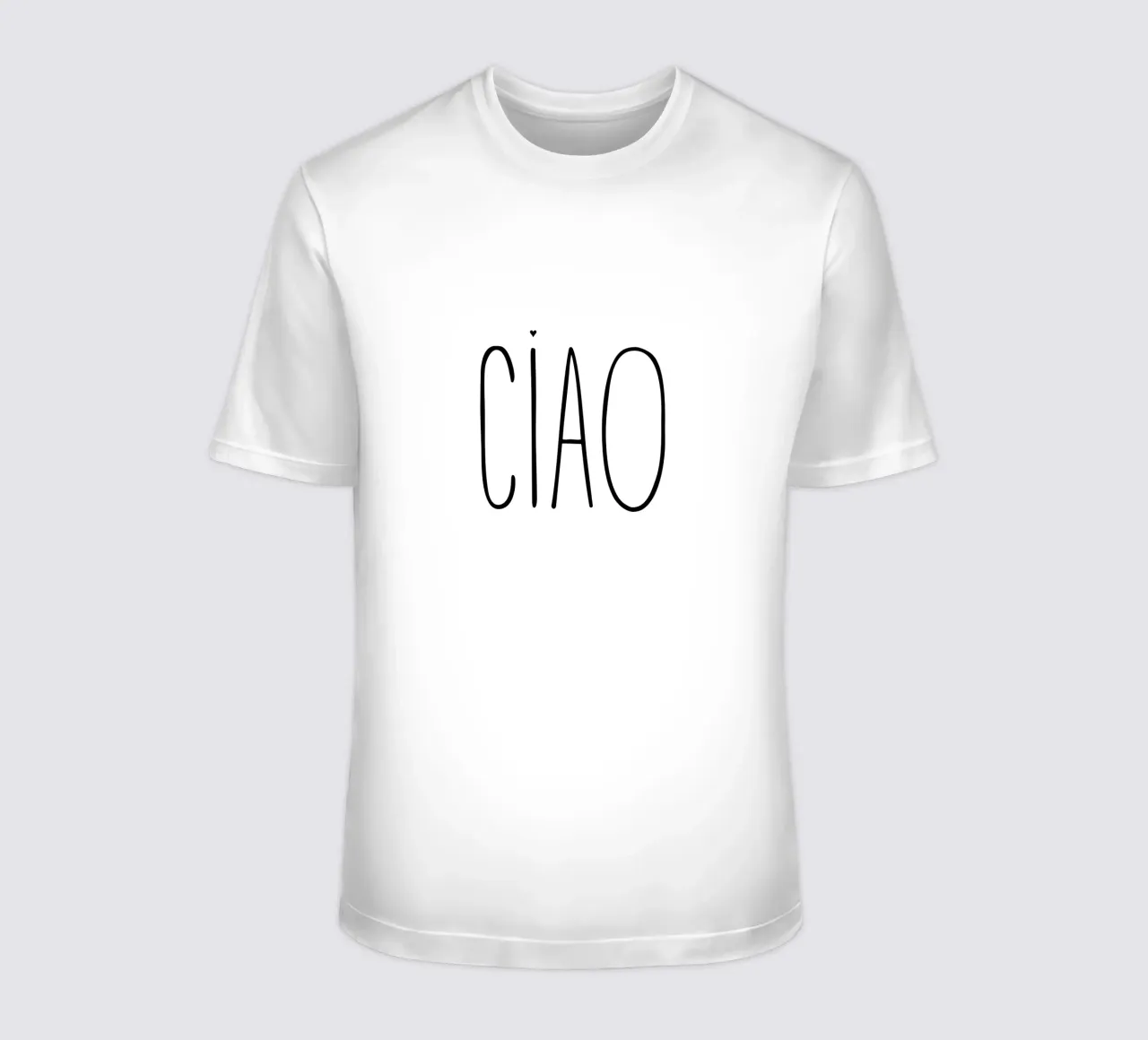 Ciao t-shirt da typolover