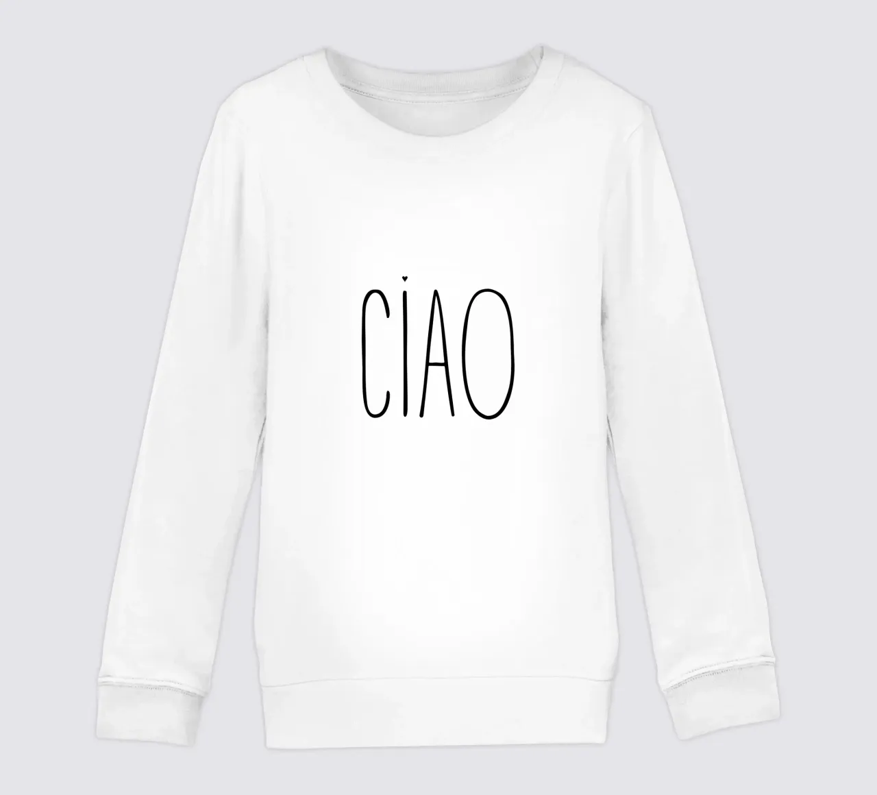 Ciao felpa bambino da typolover