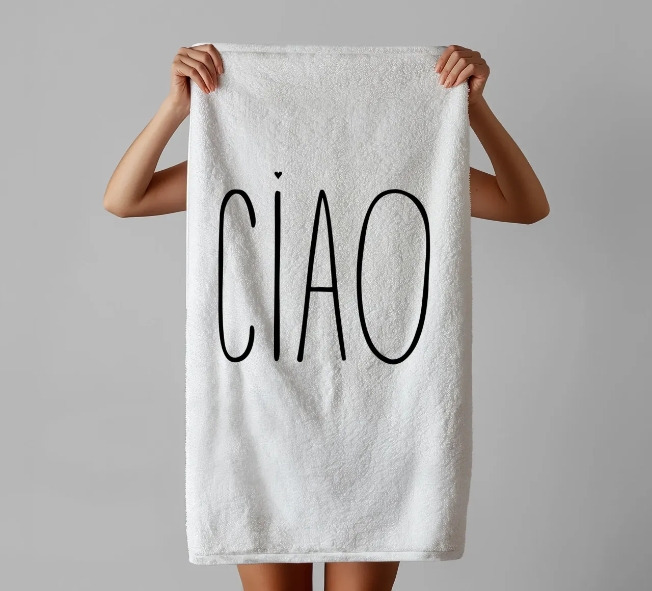 Ciao asciugamano da bagno da typolover