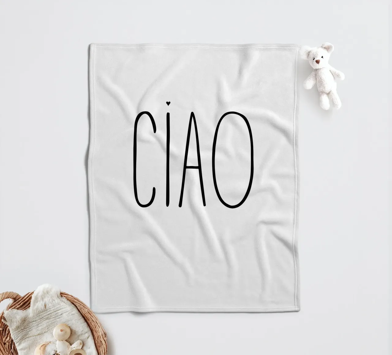 Ciao coperta in pile da typolover