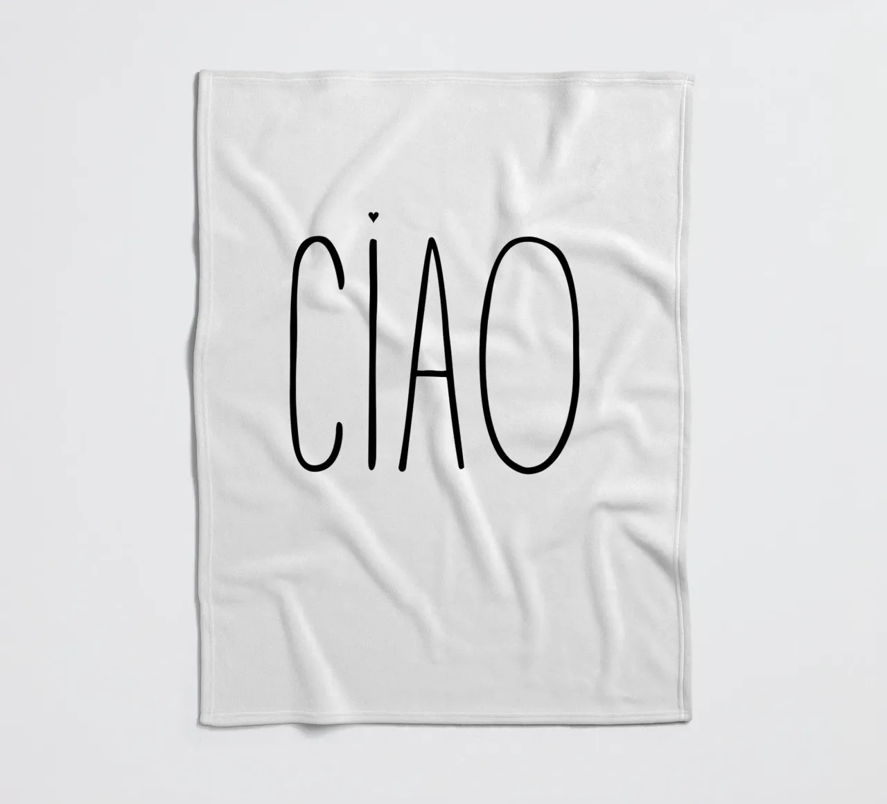 Ciao coperta in pile da typolover