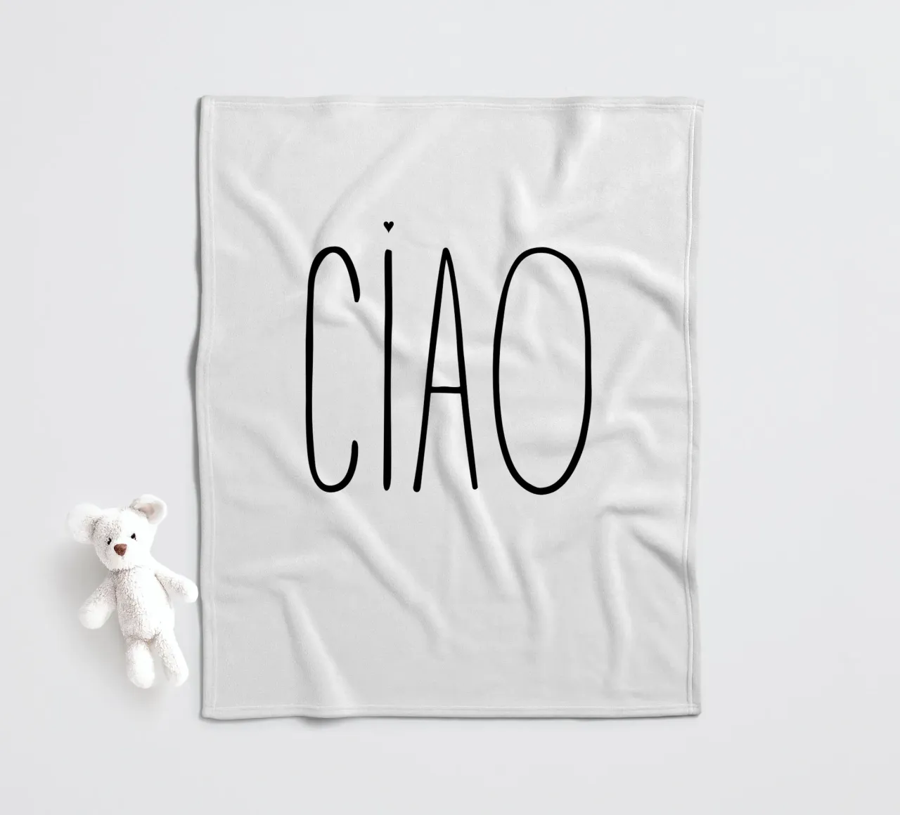 Ciao coperta in pile da typolover