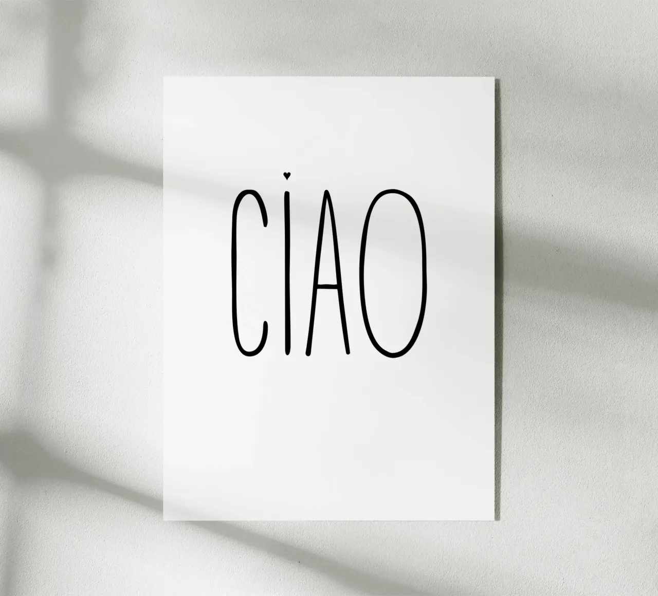 Ciao plexiglass da typolover