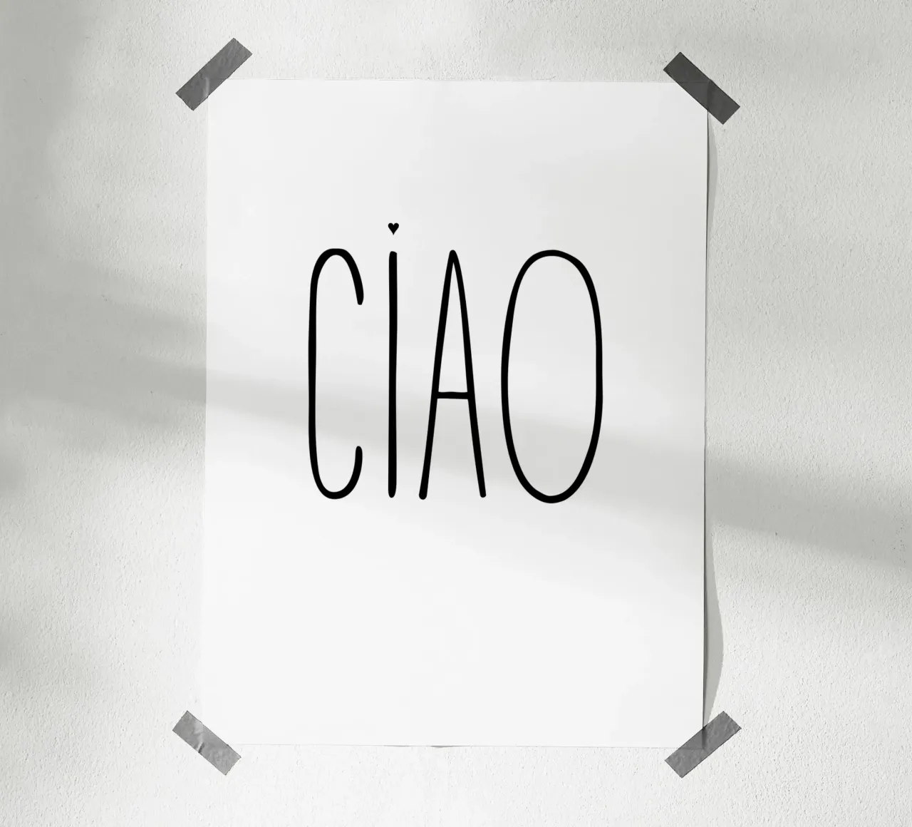 Ciao carta hahnemühle da typolover