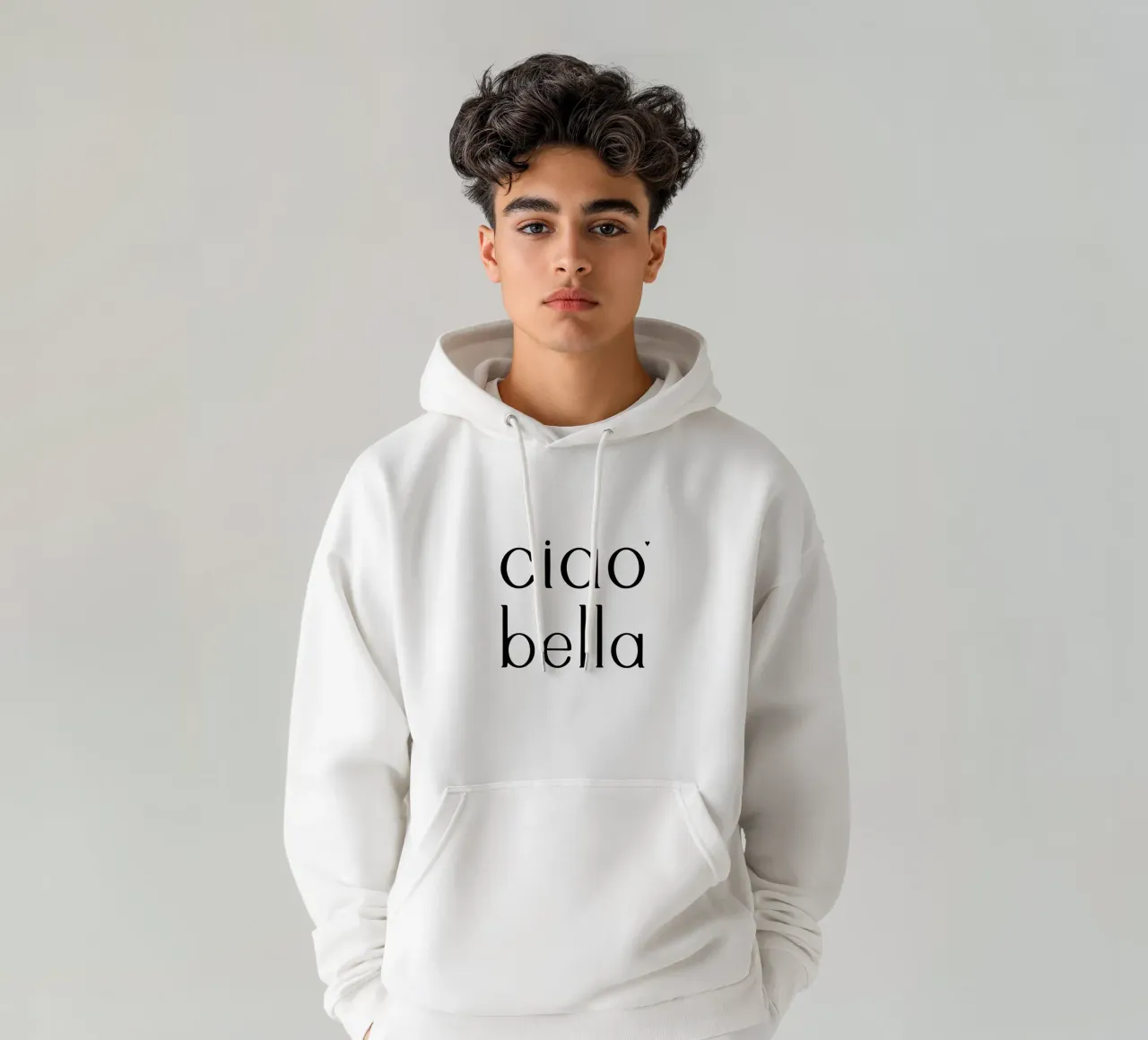Ciao bella felpa con cappuccio da typolover