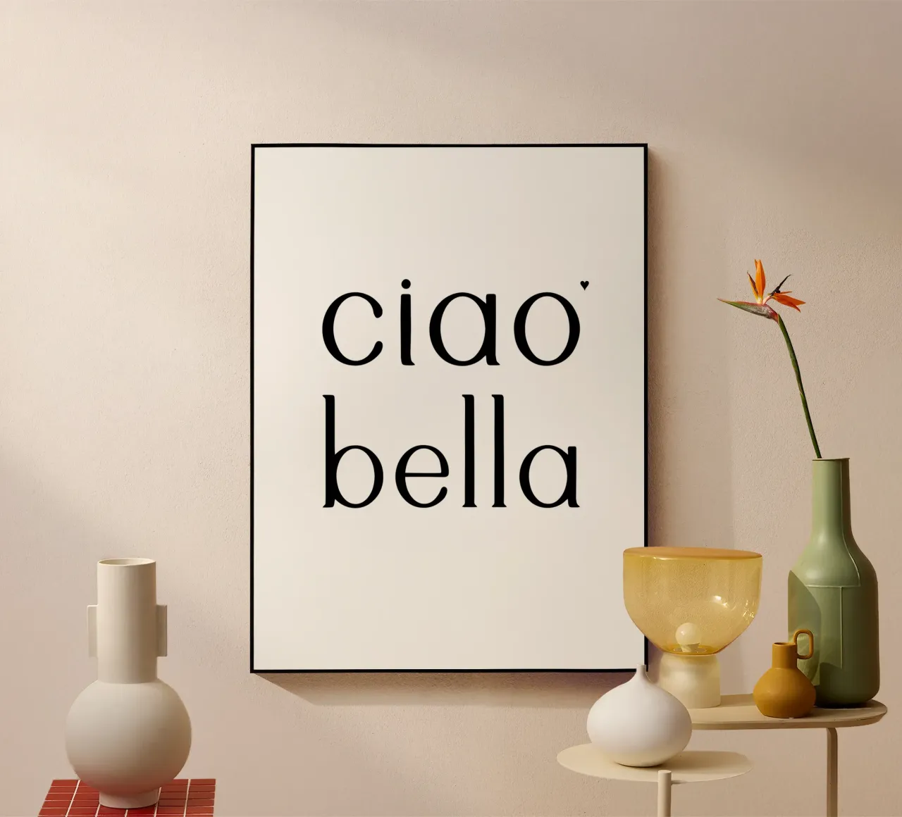 Ciao bella plexiglass da typolover