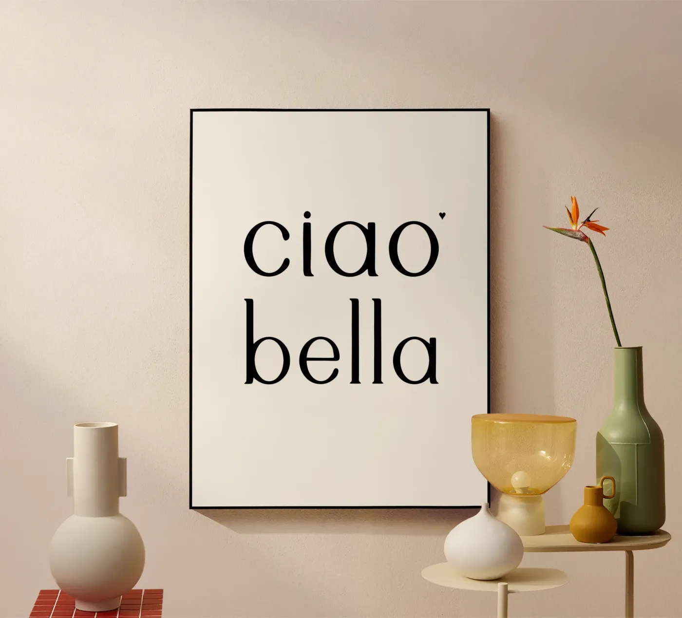 Ciao bella plexiglass da typolover