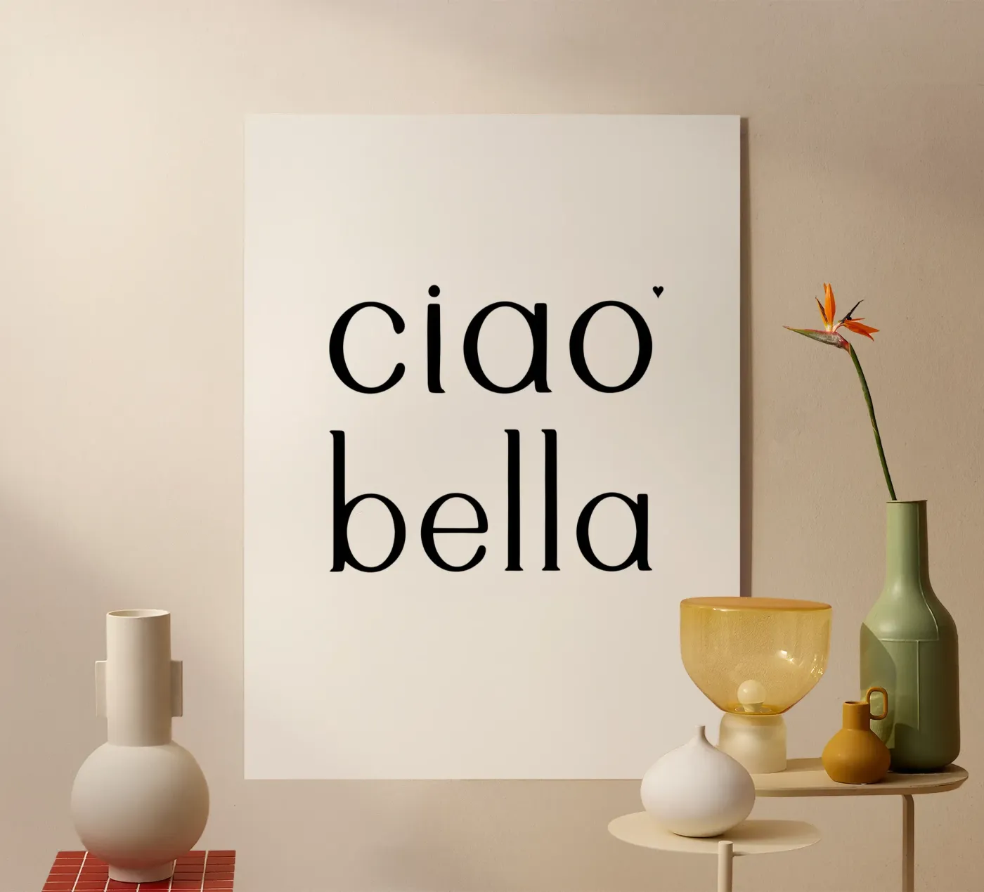 Ciao bella plexiglass da typolover